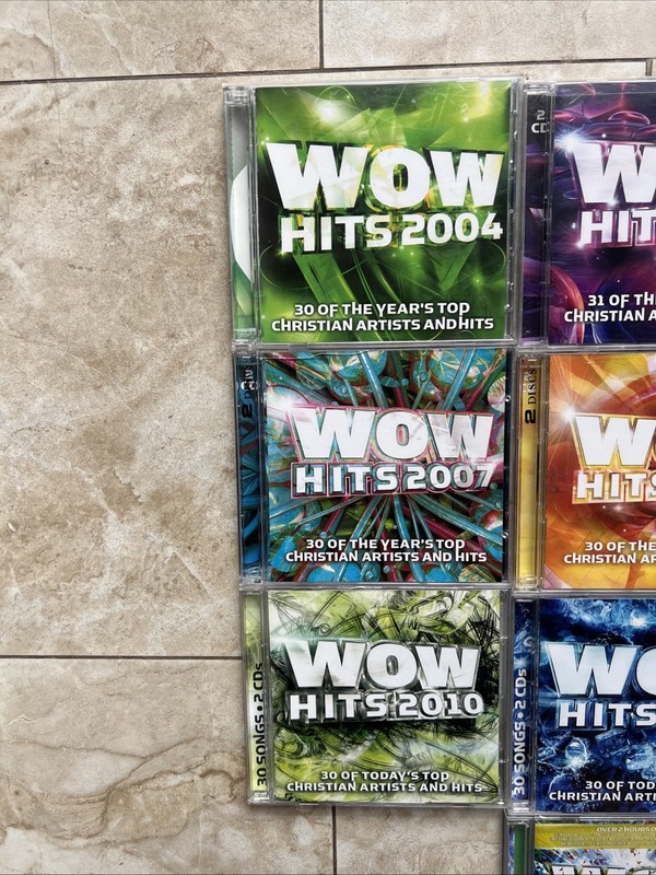 Wow Hits 2004-2014 (missing 2013) Y2K - Top Christian Artists, 10 CD Lot! As Is gallery