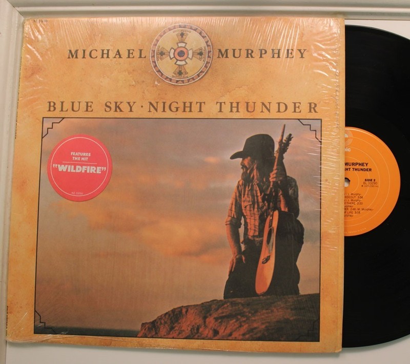 Michael Murphey Lp Blue Sky Night Thunder On Epic – Vg++ To Nm (In Shrink!)