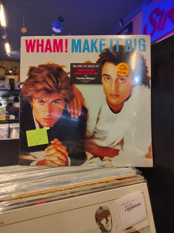 Wham! SEALED LP w/ Hype – Make It Big 1984 – Columbia Records FC-39595