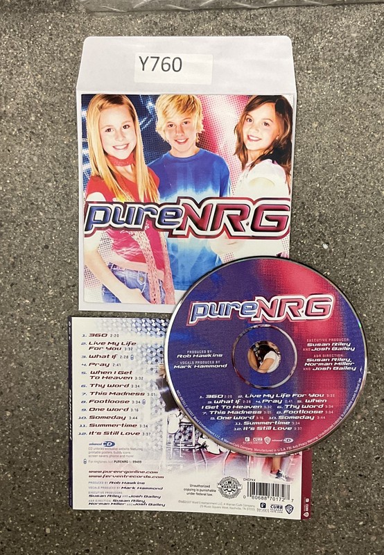PureNRG by PureNRG (CD, 2007) No Case #Y760
