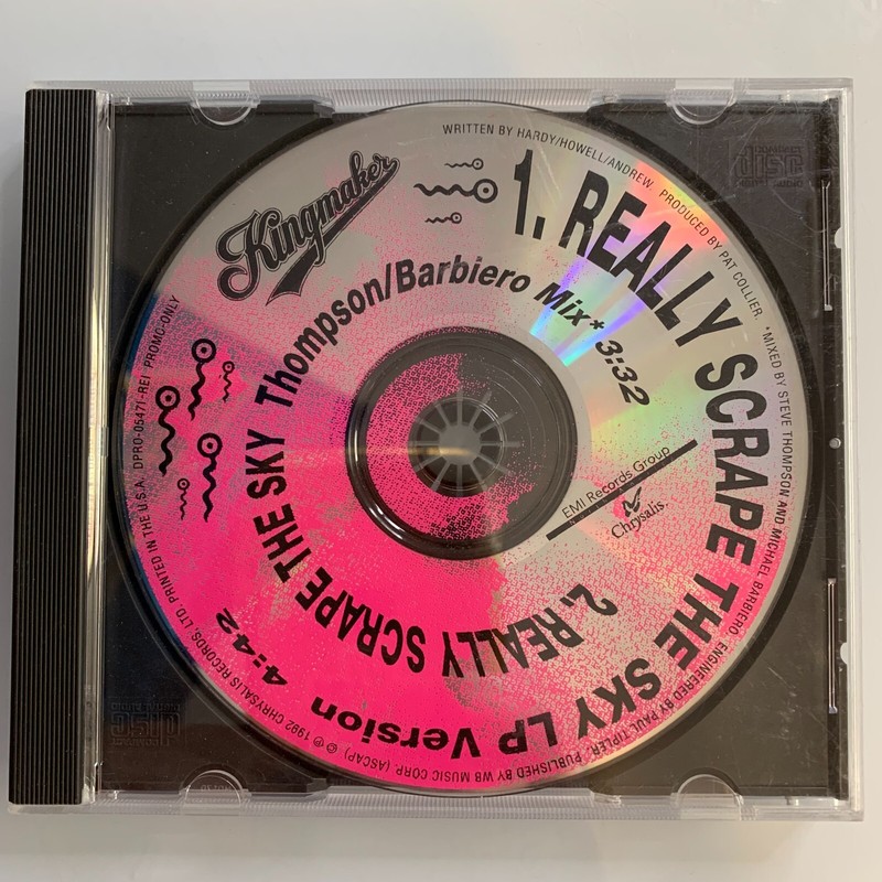 Kingmaker Really Scrape The Sky CD Promo Disc Only