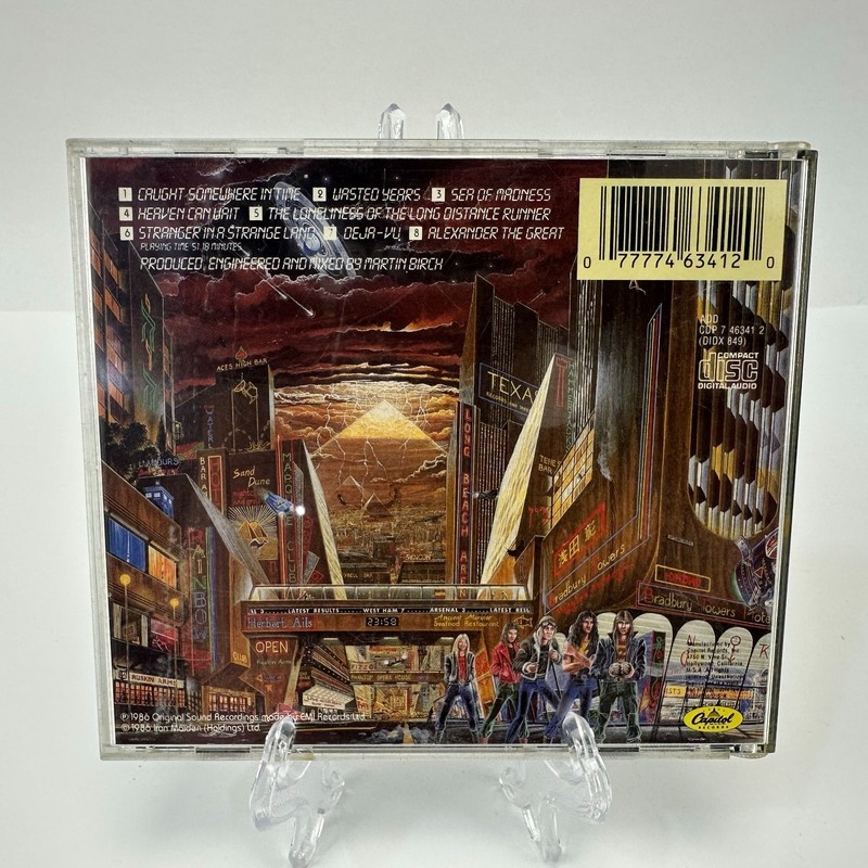 Iron Maiden Somewhere In Time CD Capitol Records 1986 gallery