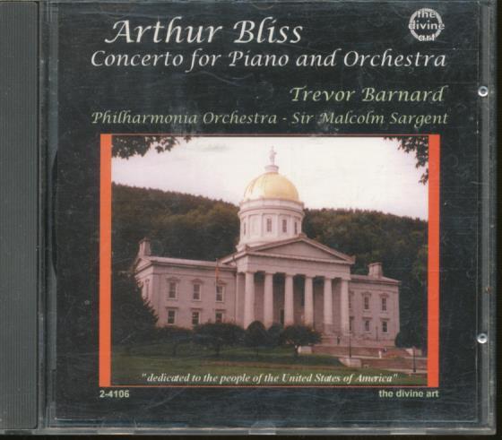 Arthur Bliss, Concerto for Piano; Orchestra