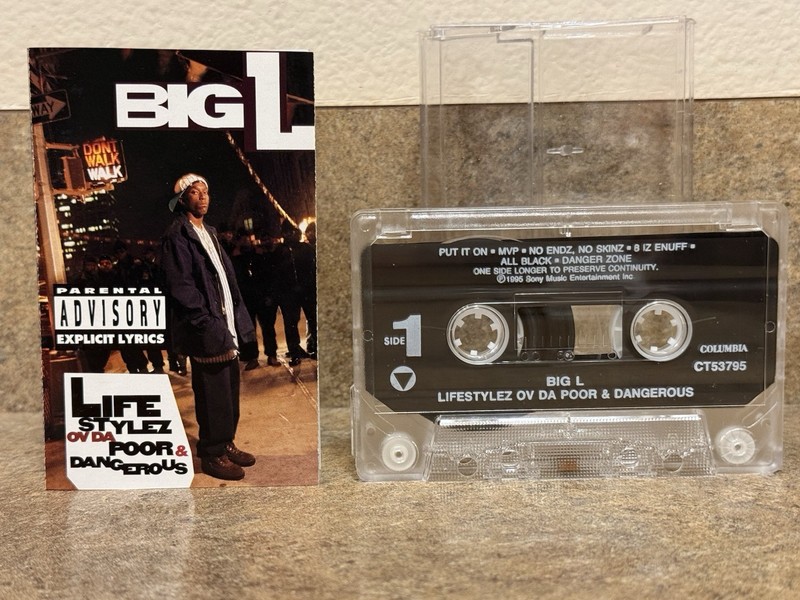 Big L – Lifestylez Ov Da Poor & Dangerous - Cassette Original US 1995 Press NICE gallery