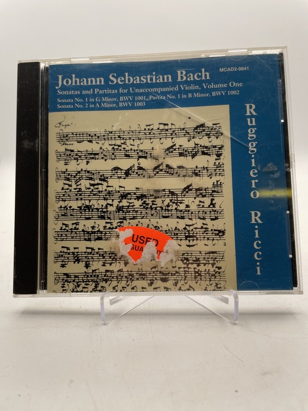 J.S. Bach Sonatas Partitas Unaccompanied Violin Vol 1 Ruggiero Ricci CD