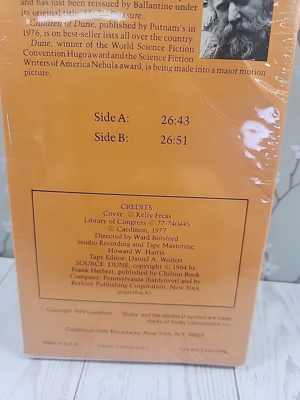 DUNE THE BANQUET SCENE FRANK HERBERT CAEDMON SPOKEN WORD Cassette gallery