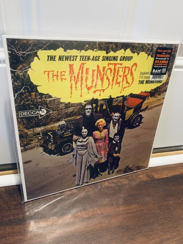 The Munsters BAM Exclusive ORANGE Pumpkin Colored Vinyl LP Limited 500 Copies
