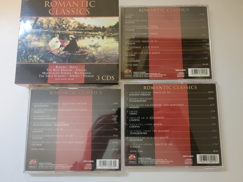 Cd, Romantic Classics 3 Cds Set 1997 gallery