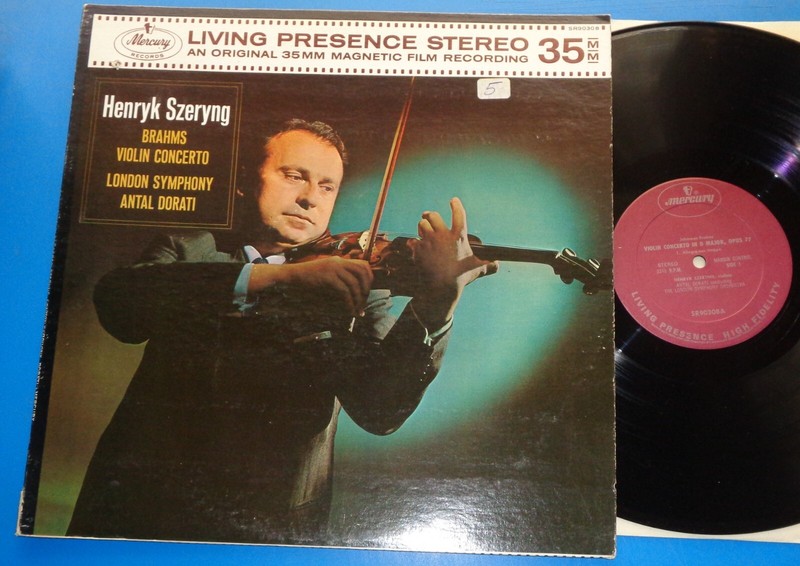 Henryk Szeryng/Dorati BRAHMS Violin Concerto – Mercury SR 90308 M4/M5