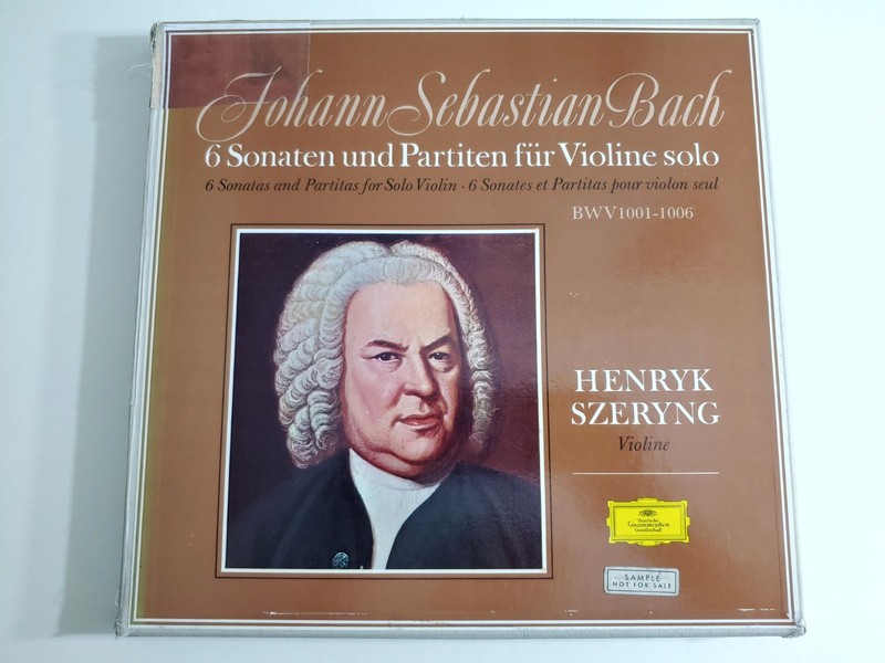 HENRYK SZERYNG – 6 SONATAS & PARTITAS FOR VIOLIN 139270 STEREO PROMO 3 LP 139270