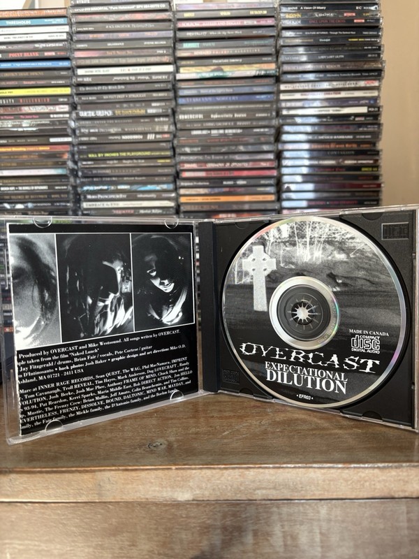 Overcast-Expectational Dilution-1994 CD-Endless Fight-rare OOP-pre own-VG Cond. gallery