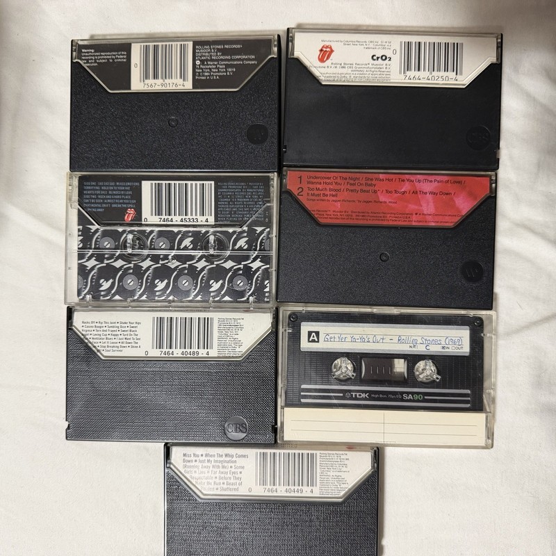 The Rolling Stones Steel Wheels Cassette - Columbia Rock, Standard Jewel Case gallery