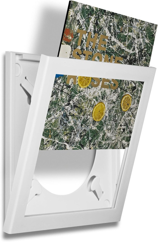 Art Vinyl Play & Display 12″ Vinyl Record Frame – Uv-Resistant Wall-Mount LP Fra