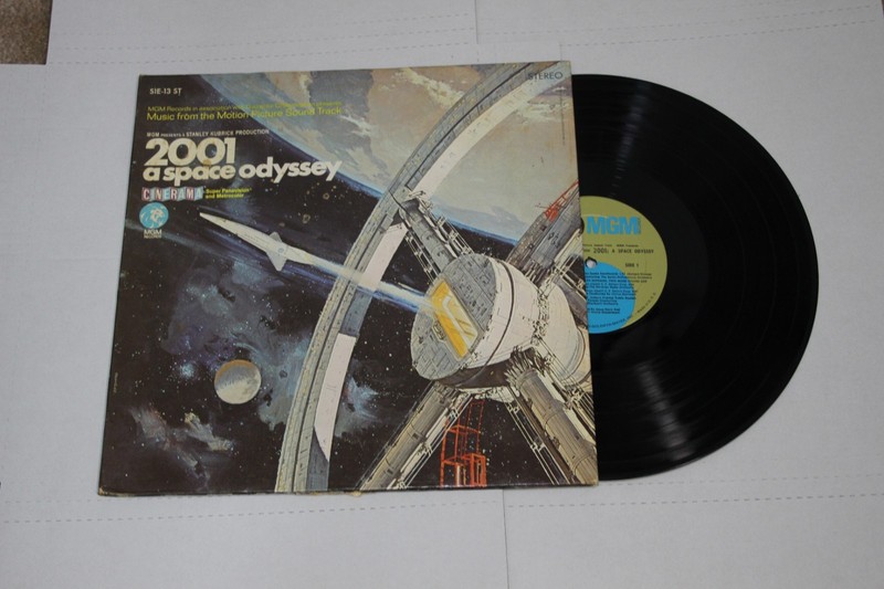 2001 A SPACE ODYSSEY MGM S1E-13 ST Kubrick Motion Picture Soundtrack LP VTG 60s