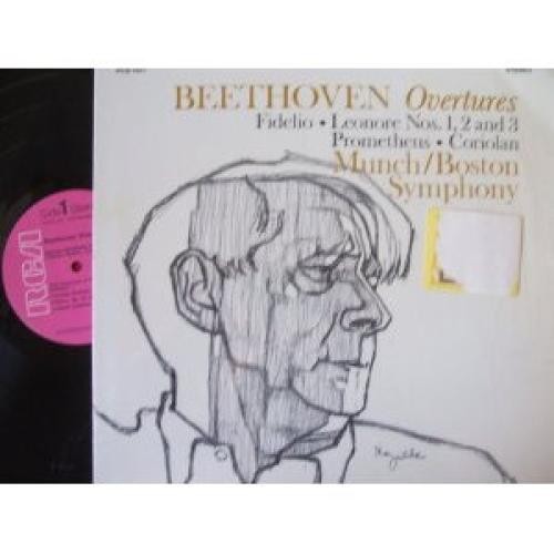 Ludwig van Beethoven – Charles Munch, Boston Symphony Orchestra, Overtures, (LP,