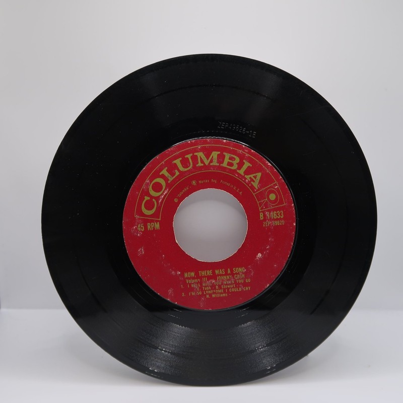 Johnny Cash – Now, There Was a Song! EP 1960 Columbia Country 45 RPM