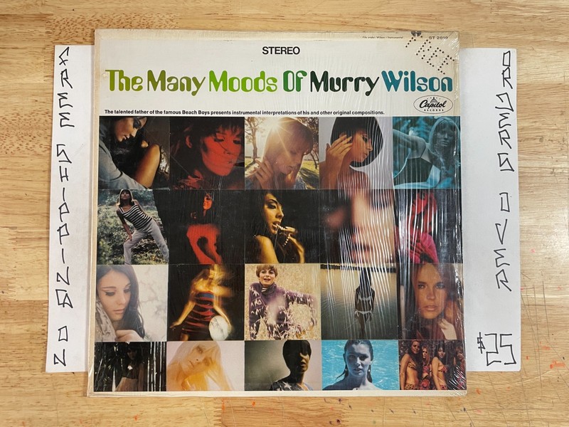 MURRY WILSON THE MANY MOODS OF… 1967 LP IN SHRINK FFO BRIAN WILSON/BEACH BOYS