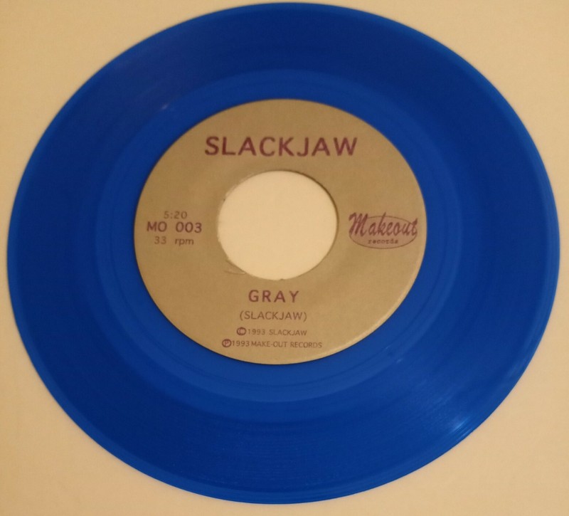 Slackjaw / Scribble - Gray / 14 Days Blue 33 RPM Vinyl 7" Split EX 1993 gallery