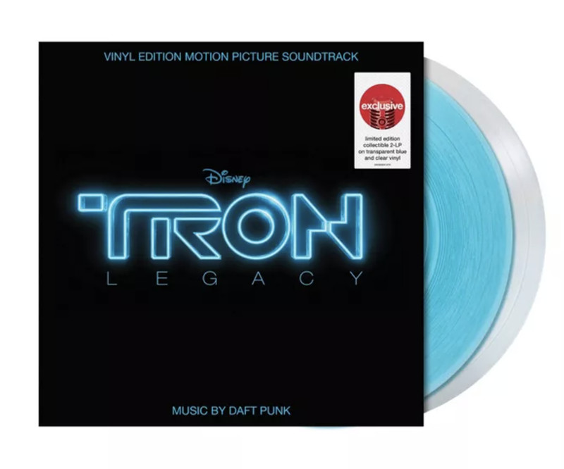 DAFT PUNK TRON LEGACY 2XLP CLEAR/BLUE VINYL *IN HAND & READY TO SHIP gallery