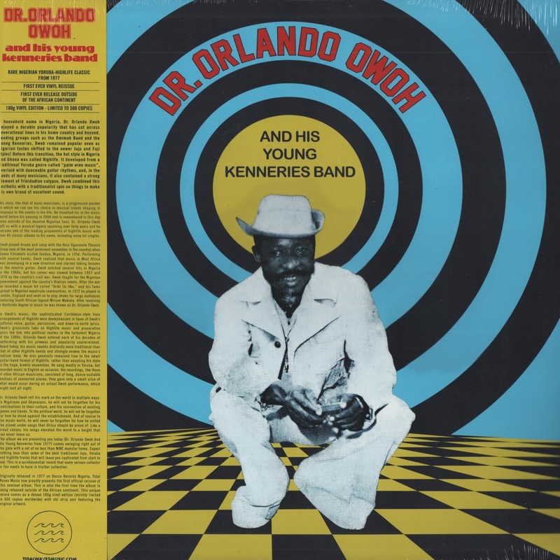Dr. Orlando Owoh and his Young Kenneries Band Tidal Waves Music – TWM102 LP