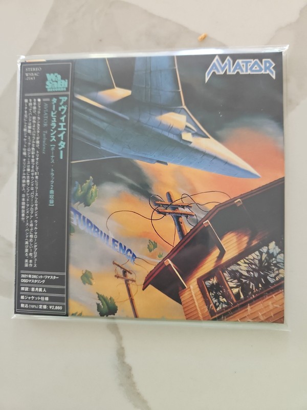 AVIATOR / TURBULENCE *NEW SEALED JAPAN IMPORT PROMO CD ON WASABI RECORDS