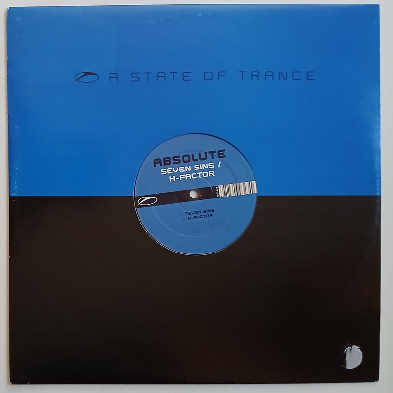 Vinyl Record – Absolute ‎– Seven Sins / X-Factor – Trance 12″ Netherlands 2005