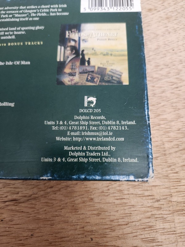 Paddy Reilly: Fields of Athenry (CD, 2001) 16 Best Loved Ballads Dolphin Records gallery