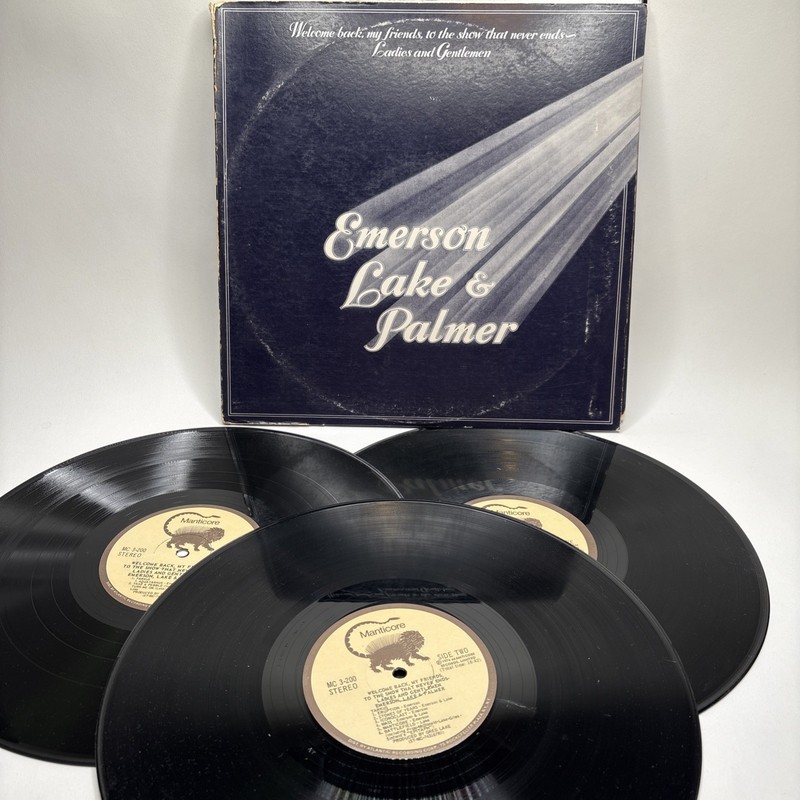 Emerson, Lake & Palmer Welcome Back My Friends; Vinyl 3xLP (1974)