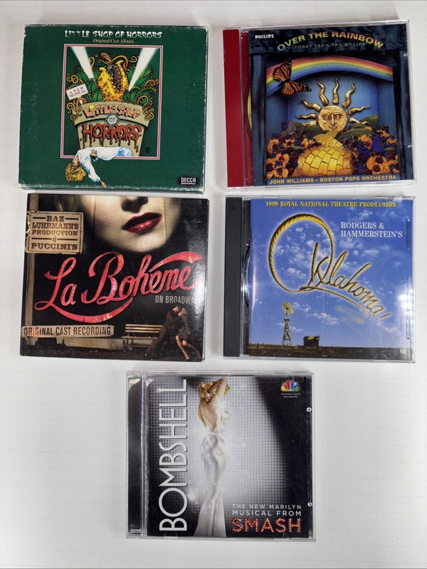 CD Lot Musicals Smash La Boheme Little Shop of Horrors Oklahoma Williams Mix