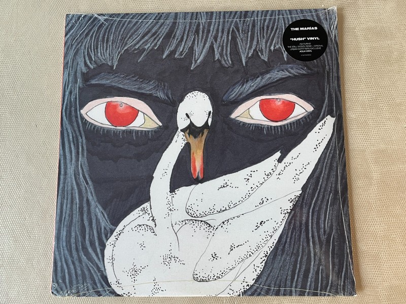 The Marias Hush Exclusive Limited Edition Aqua Blue Vinyl Record NEW TORN SHRINK