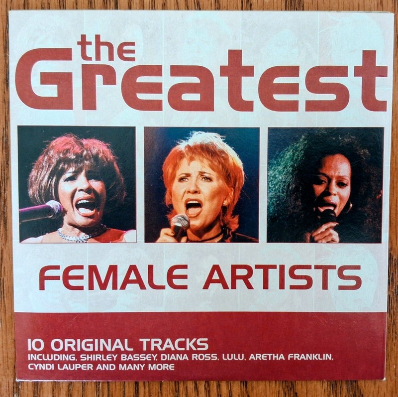the Greatist Female Artists Music CD ,10 Original Tracks