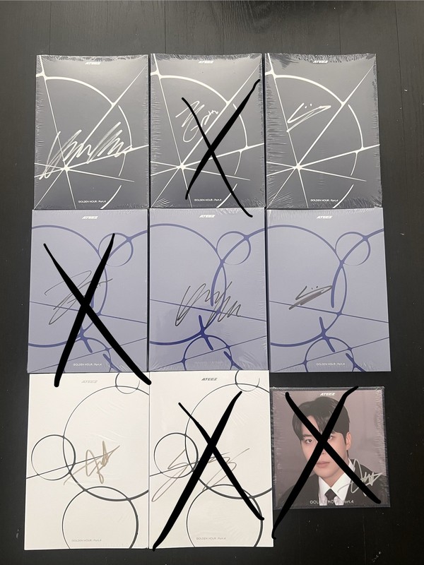 1 sealed ATEEZ Golden Hour: Part.4 hello82 official signed album adrenaline READ