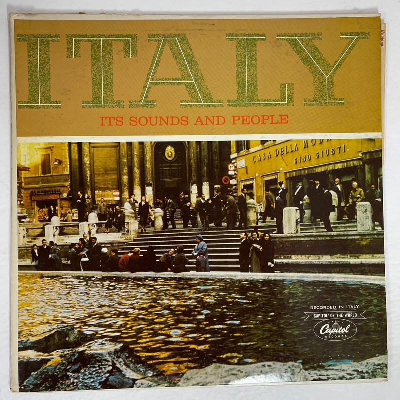 Annabella Carta – Italy – Its Sounds And People Vinyl, LP Capitol Records