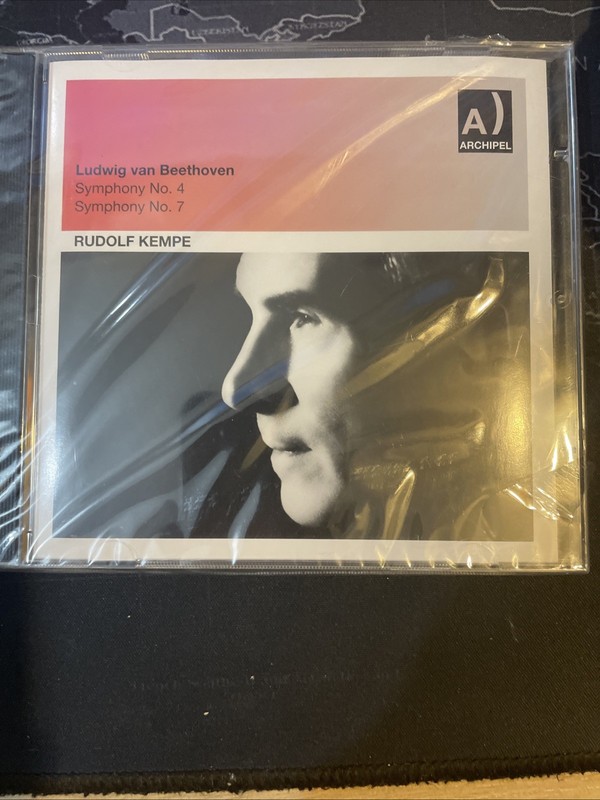 RUDOLF KEMPE – BEETHOVEN symphonies nos.4 & 7 ARCHIPEL CD STILL SEALED