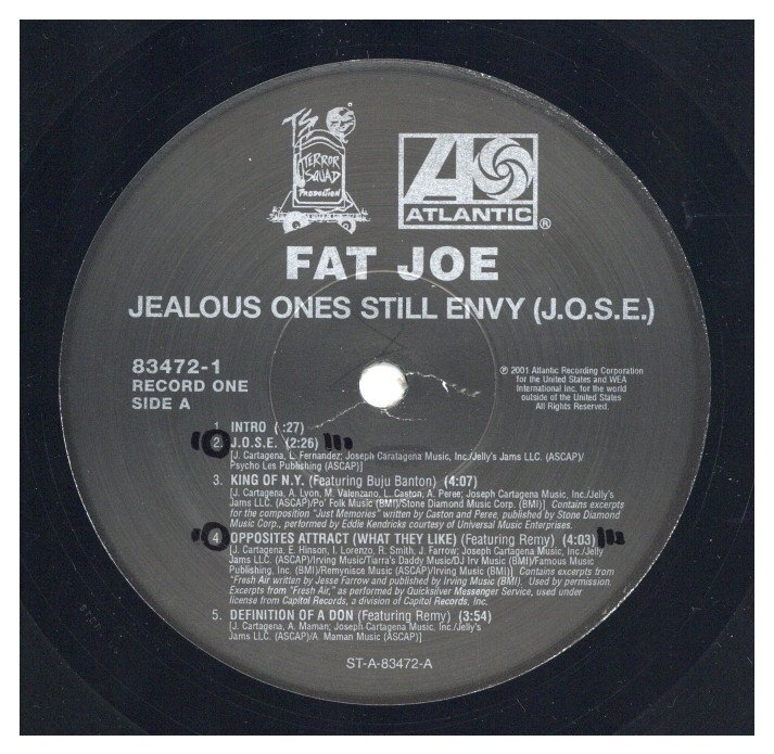 Fat Joe - Jealous Ones Still Envy (J.O.S.E.) '01 2xLP US ORG!EX+/EX+ W/S gallery