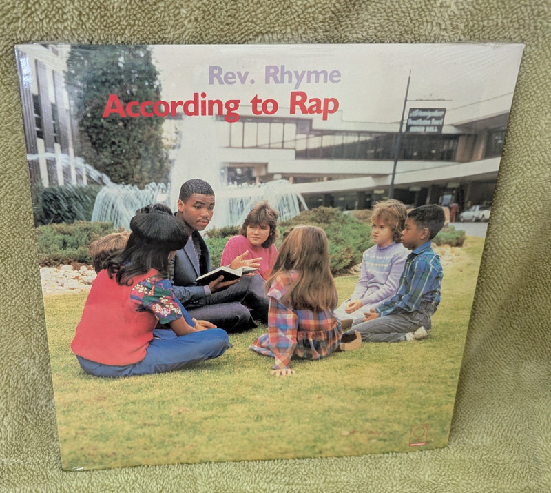 Rev. Rhyme According to Rap LP 1987 Hip-Hop Gospel Birthright SEALED
