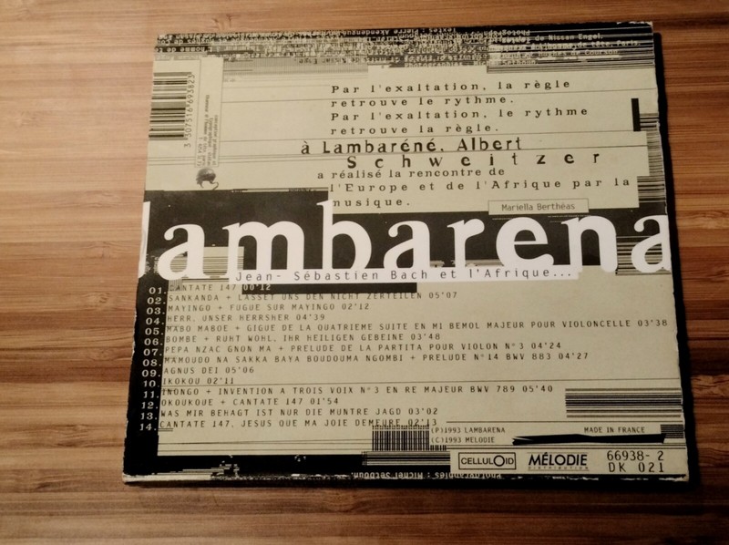 Lambarena: Bach to Africa - An Homage to Albert Schweitzer - Music CD - Various gallery