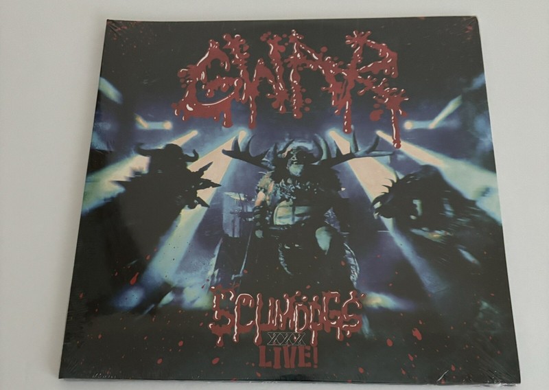 GWAR Scumdogs XXX Live Vinyl LP Slave Pit Records 2021 NEW SEALED Color Blue
