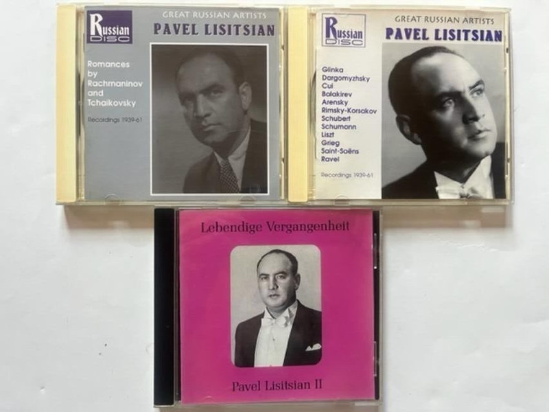 Pavel Lisitsian 3 CD Lot