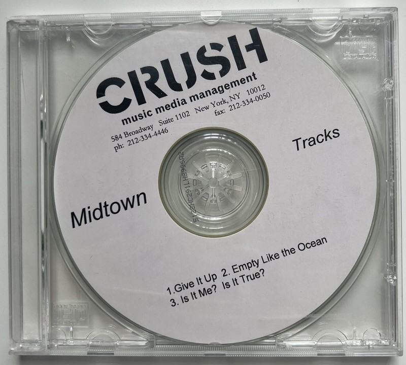 Midtown Give It Up CD Promo Master Universal Publishing Library Cobra Starship