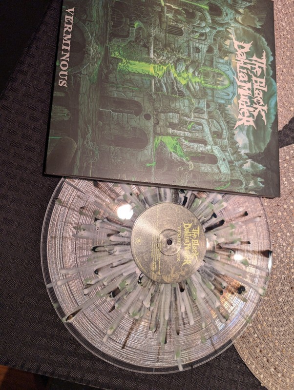 The Black Dahlia Murder Verminous Transparent Black/Green/White Splatter…