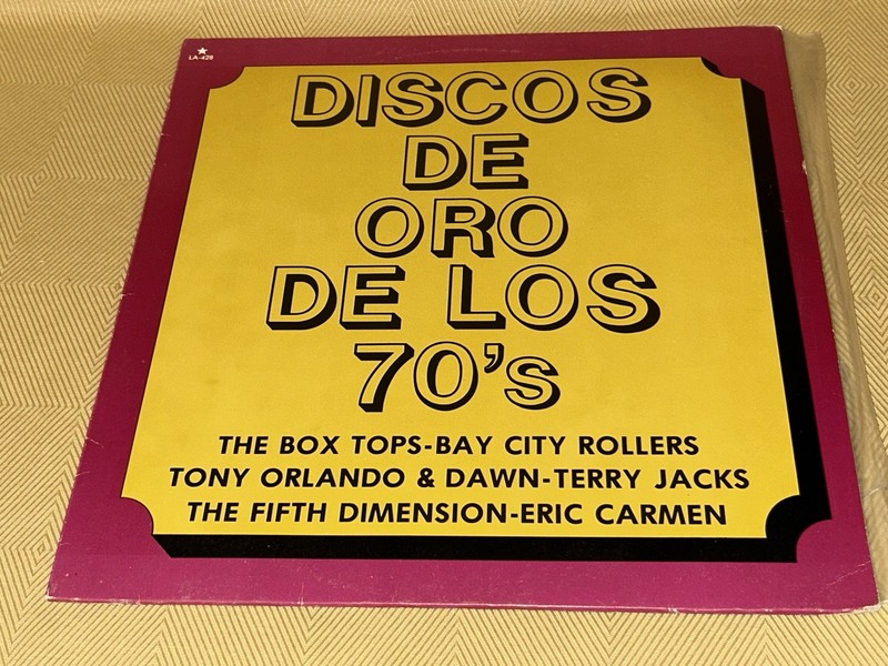 Discos De Oro De Los 70s Vinyl LP Mexico Pressing EX/VG++ Arista LA-428 1986