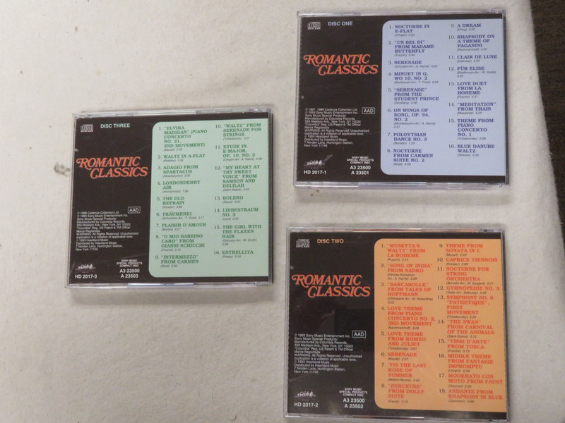 Romantic Classics 3 Disc gallery
