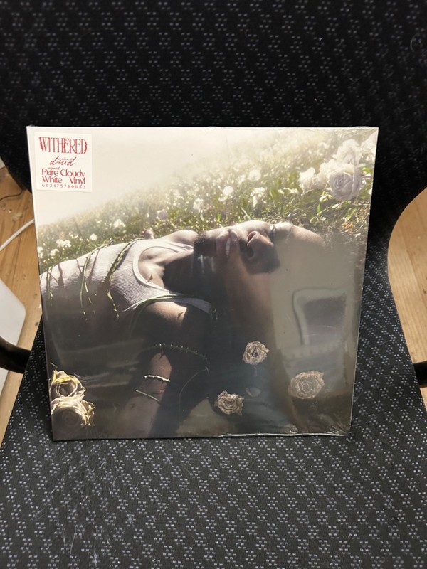D4vd – WITHERED *NEW WHITE RECORD LP VINYL – SIGNED / AUTOGRAPHED Insert