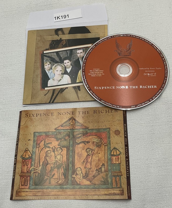 Sixpence None the Richer by Sixpence None the Richer (CD, 1993) No Case #1K191