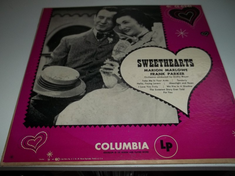 Vinyl Records Frank Parker and Marion Marlowe – Sweethearts and Romance 10″ LP