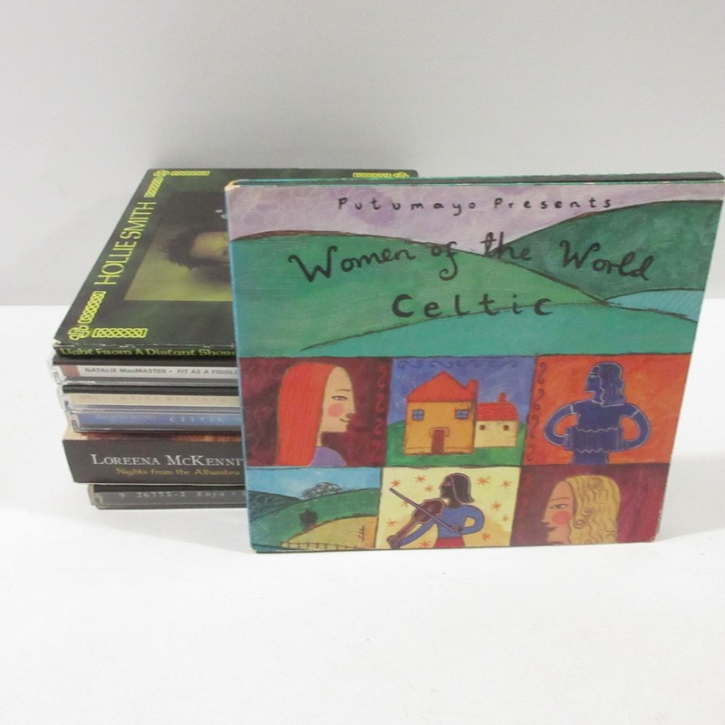 IRISH CELTIC MUSIC CD Lot Putumayo McMasters Loreena McKennit Marie Brennan
