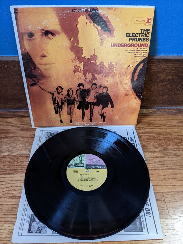 THE ELECTRIC PRUNES Underground 1967 Reprise Tri-Color 6262 LP Record 1st Press