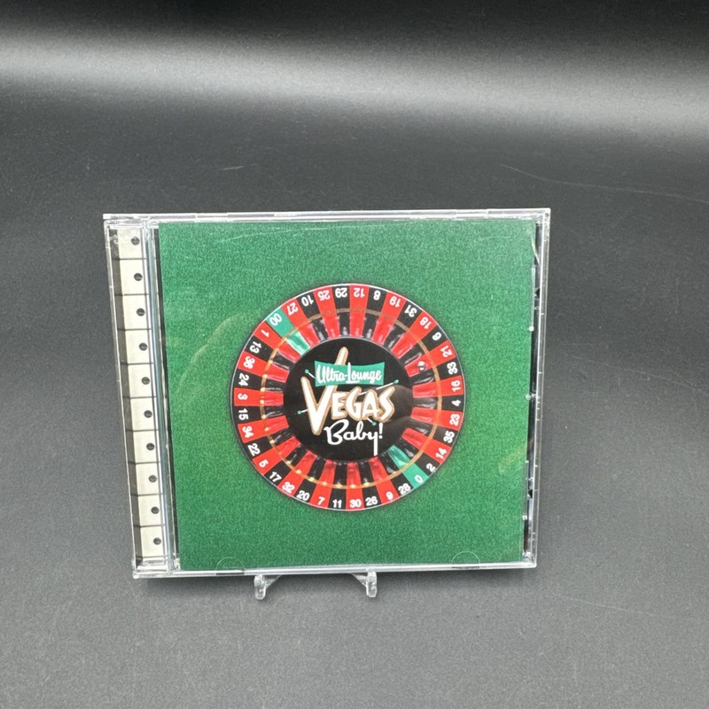 Ultra Lounge Vegas Baby CD Roulette Wheel Felt Cover Dean martin Wayne Newton