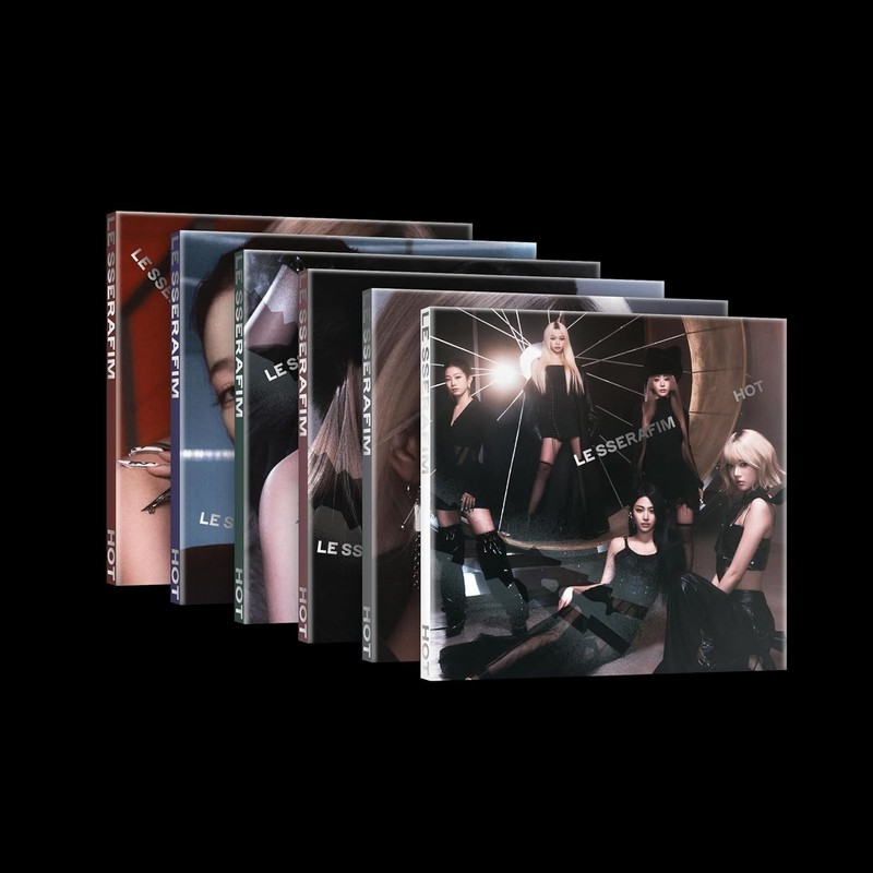 LE SSERAFIM – 5th Mini Album ‘HOT’ (COMPACT Random ver.)(CD) – NEW !!!